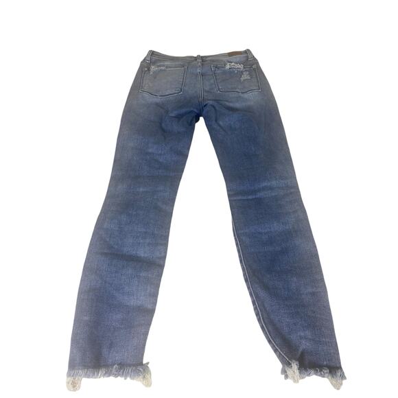 Women's Judy Blue Distressed Skinny Fit Jeans Size 5 / 27 - Picture 2 of 8